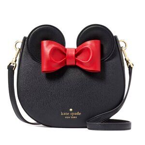 New Disney X Kate Spade New York Minnie 3d Crossbody Black Multi